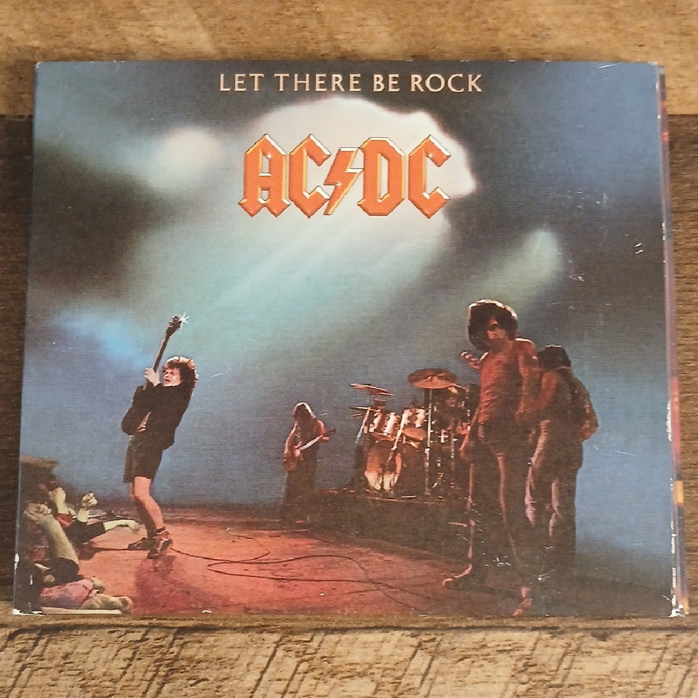 AC/DC Let There Be Rock Concert Scene in Blue and Red